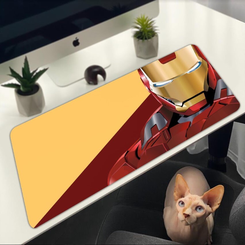 Maus Pad Custom Mouse Pad Iron Man Marvel x DT0379 Tony Stark Etsy