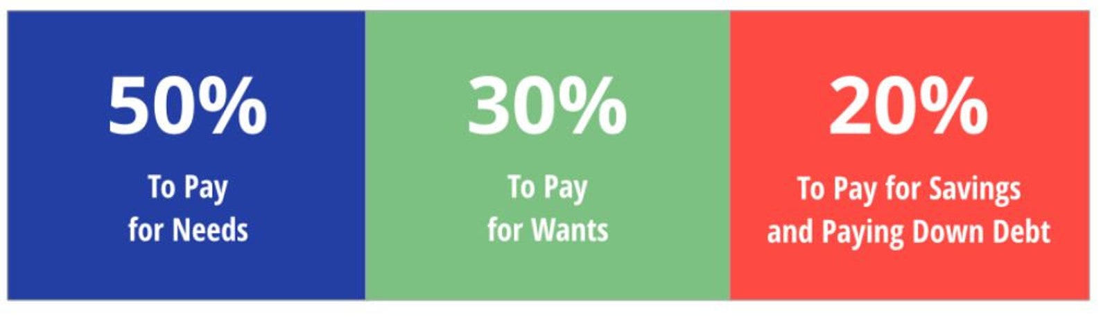 50 30 20 Rule Budget Calculator Excel File - Etsy