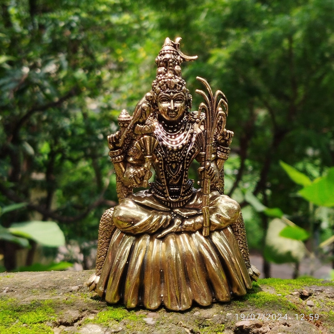 Tripura Sundari Rajarajeshwari Lalita Devi, Kamakshi, Brass Idol ...