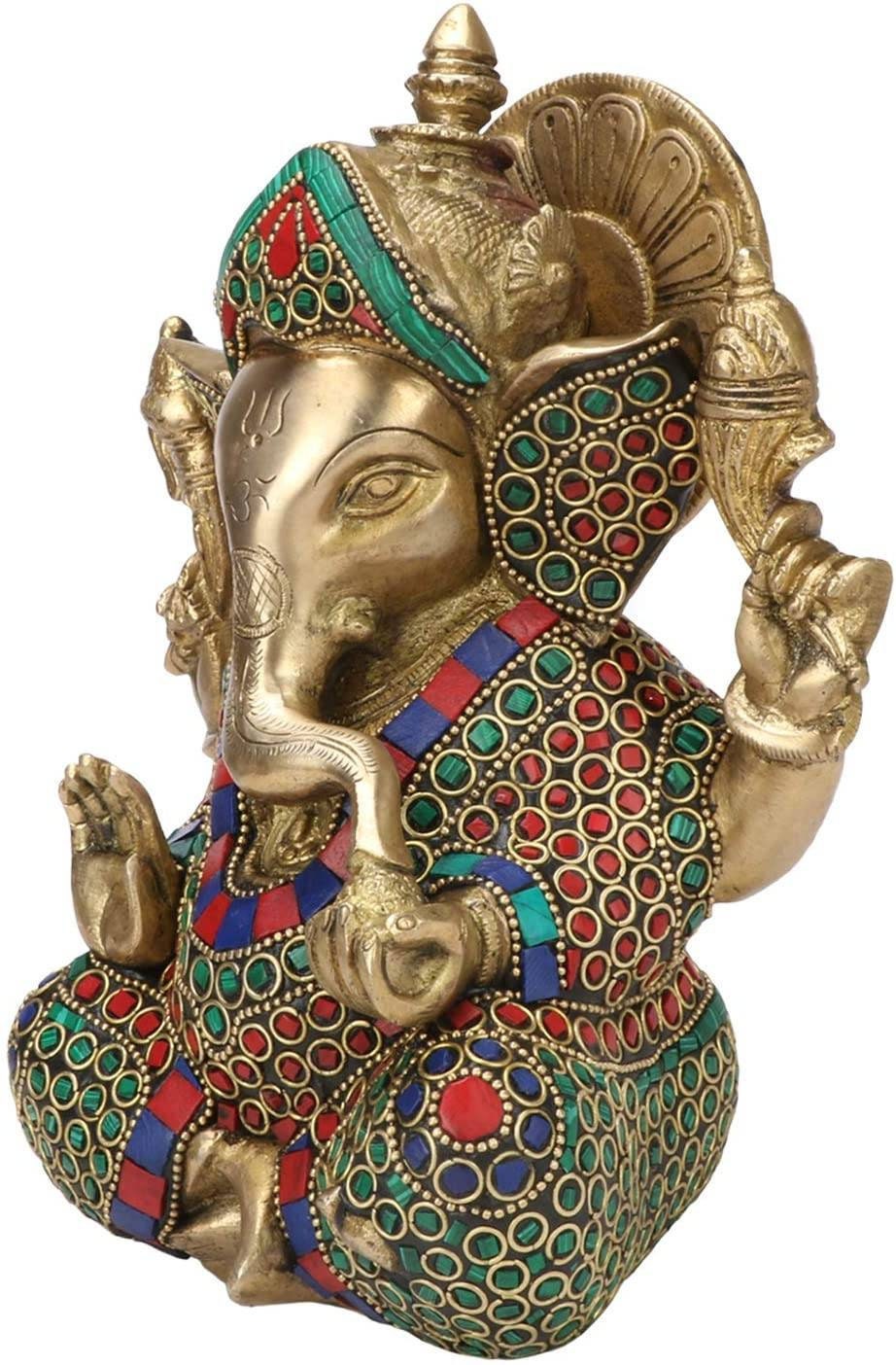 Brass Ganesha Statue 15 CM Small Size Brass Ganesh Statue Etsy