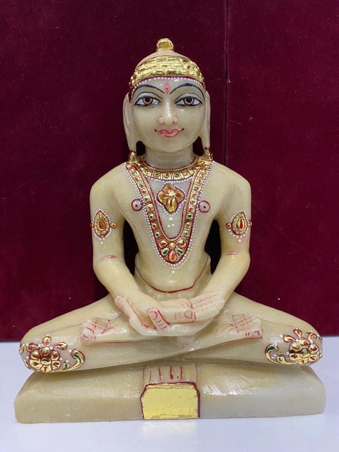 Lord Mahavir 18.2 CM Statue Jain Religion God Idol Hindu Etsy