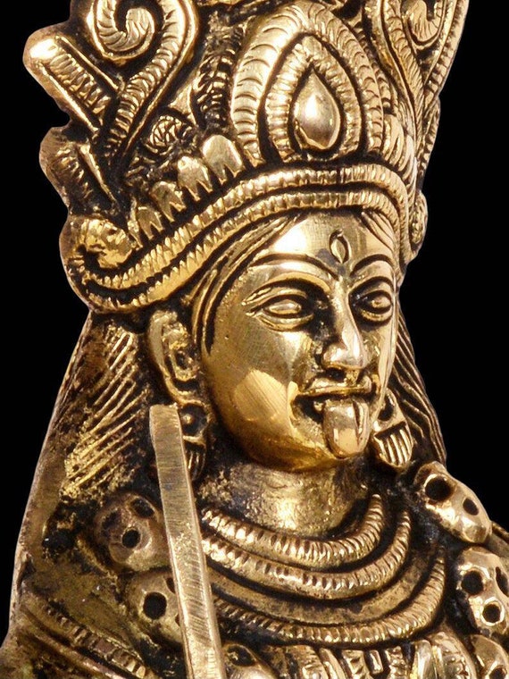 Kali Maa Statue in Brass , Goddess Kali Idol, Parvati, Kalika, Kali shiva  statue, Mahakali, Shiva-Shakti, Hindu devi durga maa -  Portugal