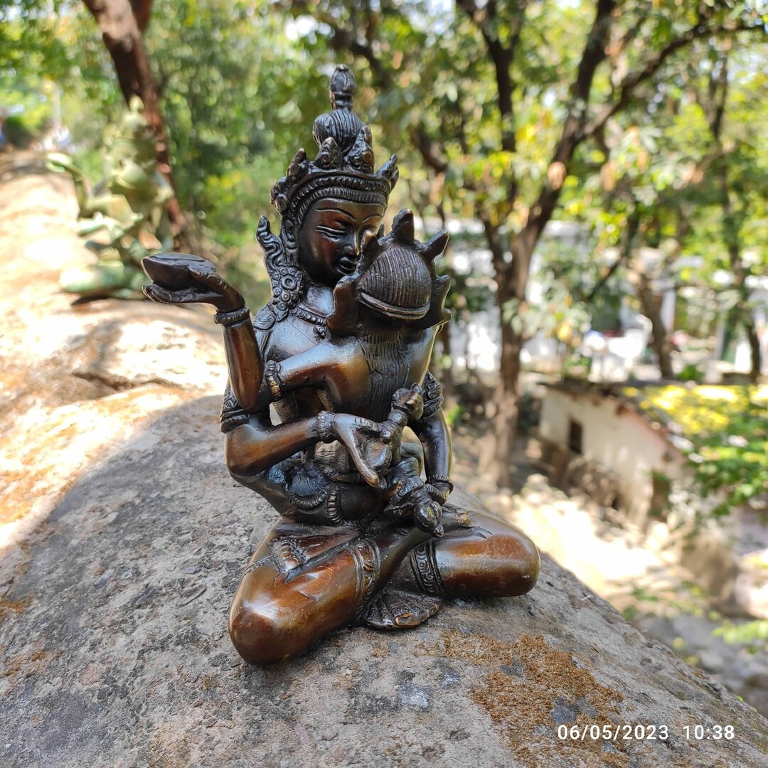 Buddha Statue Yab Yum - Tantra Shakti Embrace 15,2 Cm Polyresin