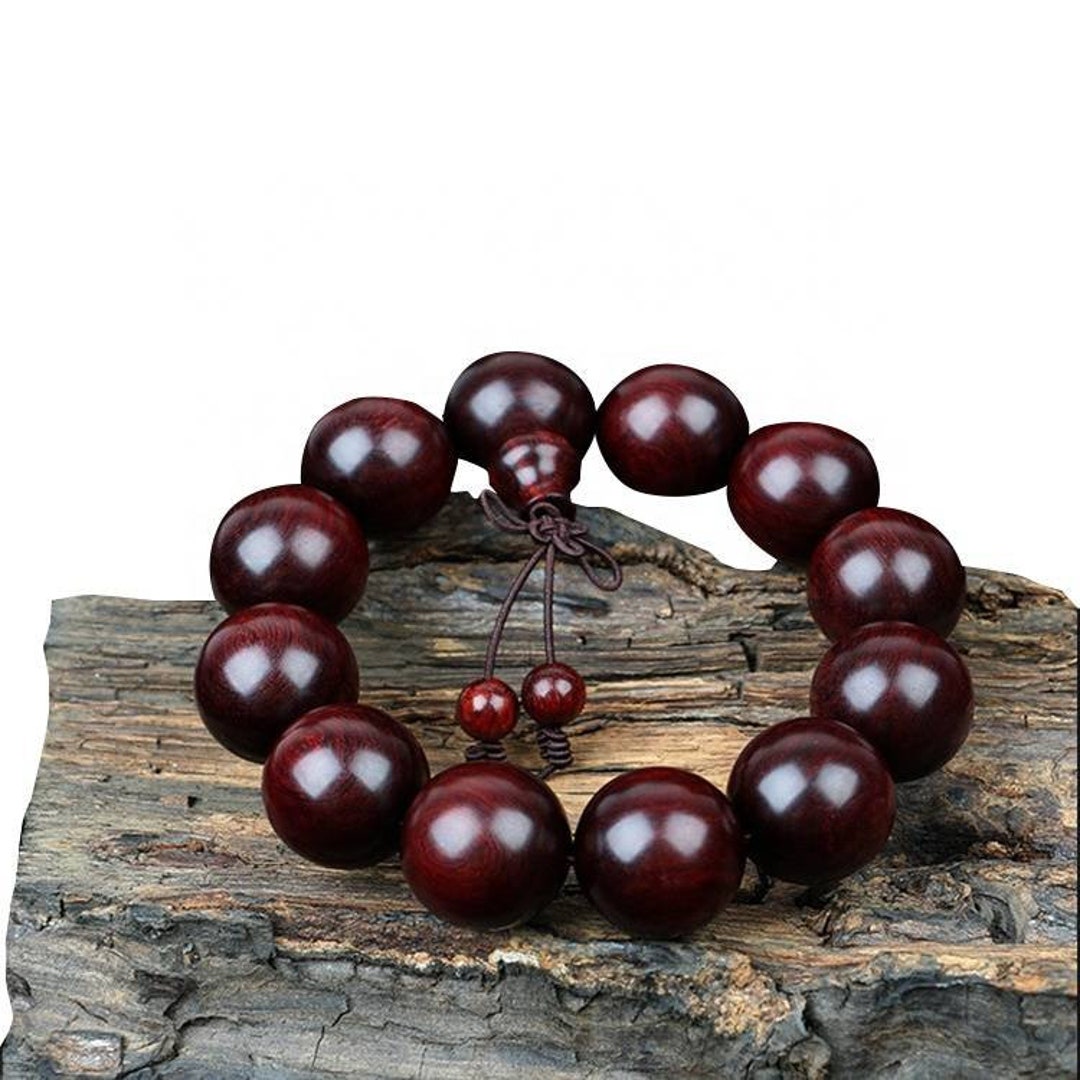 Red Sandalwood Bracelet Red Sandalwood Stretch Bracelet Buddhist Bracelet Tibetan Bracelet Wrist Mala Beaded Bracelet Etsy Singapore