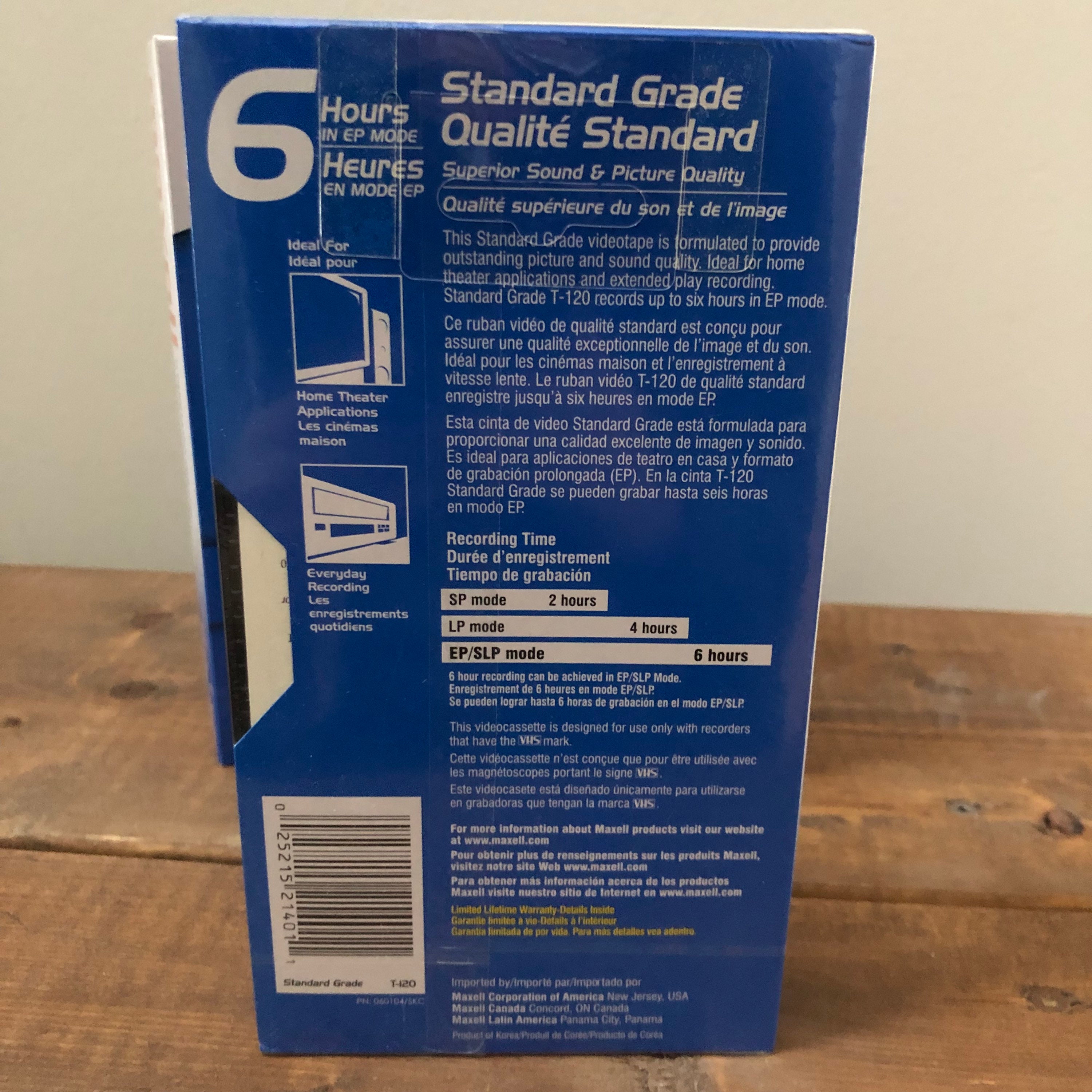 Maxell STD-180 VHS Video Cassette 213027 B&H Photo Video - View #11