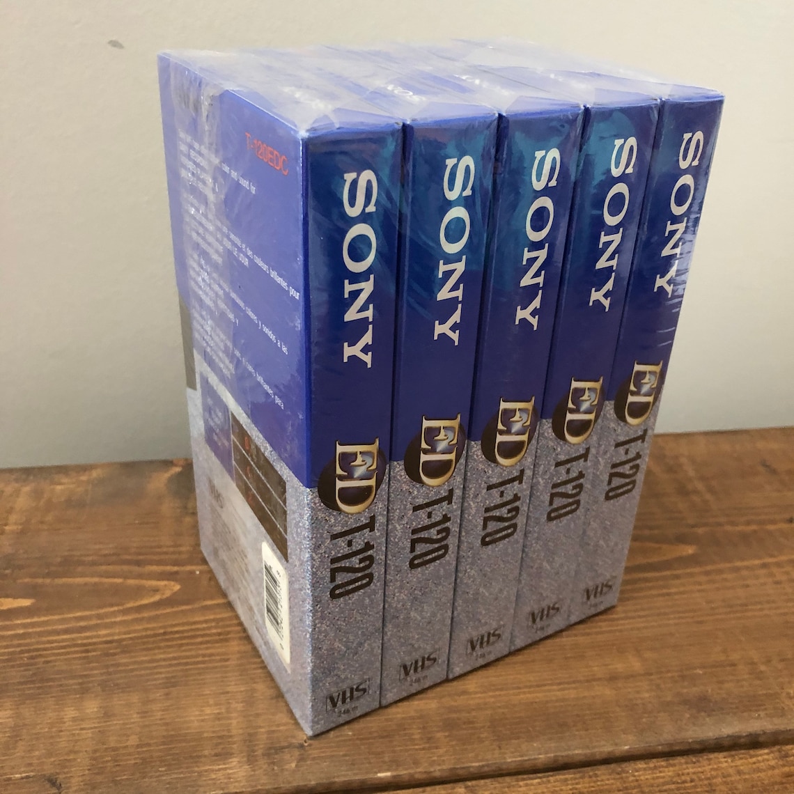 Sony VHS Tapes T120 Superior Grade Blank Media VCR Cassette Etsy