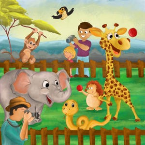 Kinderbuch-Illustrator zu buchen, benutzerdefinierte Illustrationen für ein Märchenbuch, personalisiertes Cover Art, Fantasy-Kinderbuch,
