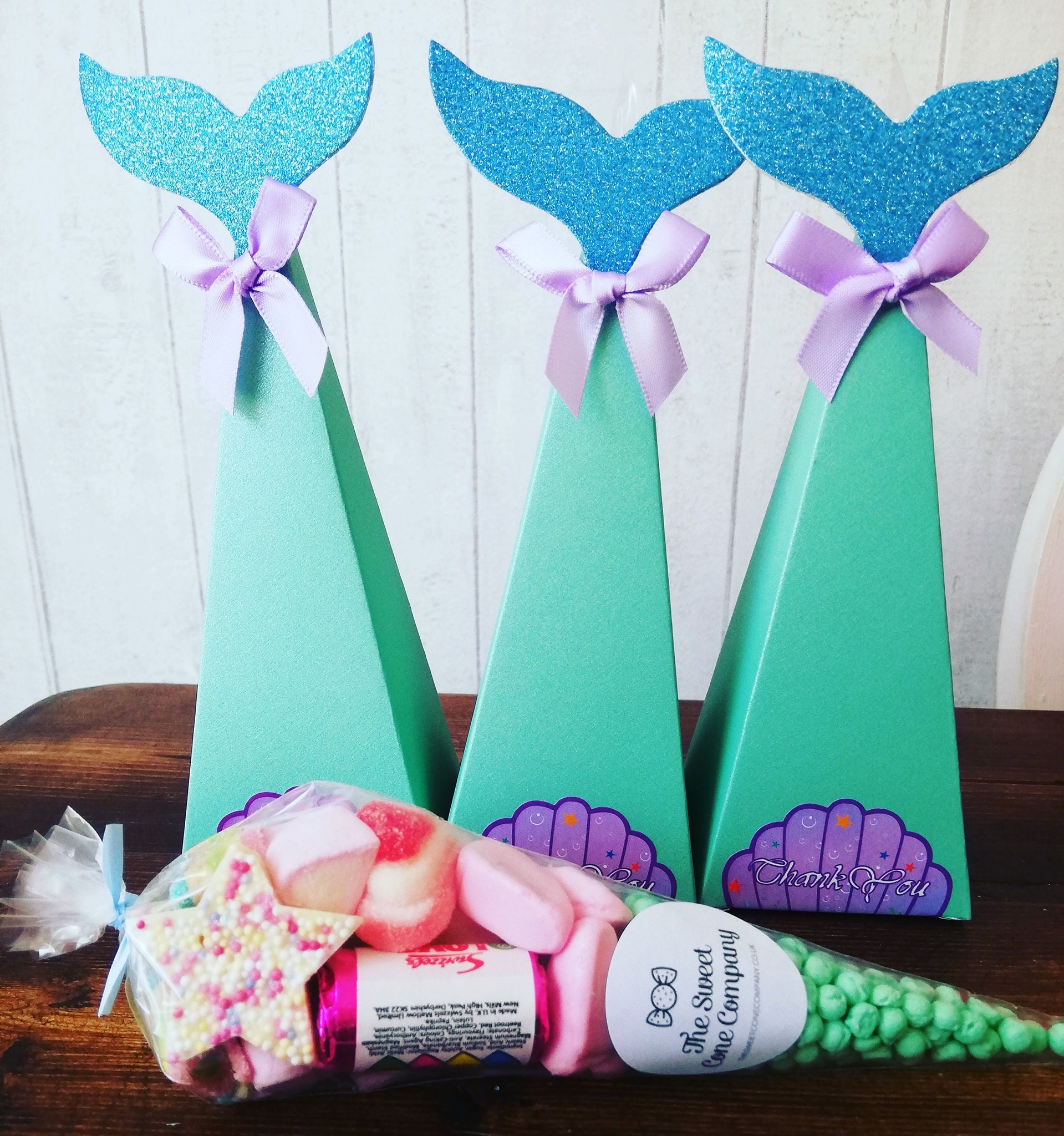 mermaid sweet cone bags