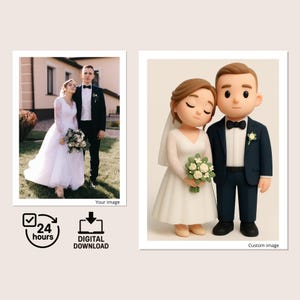 Ritratto di famiglia 3D personalizzato, arte digitale in stile peluche, illustrazione di statuetta in argilla, regalo personalizzato, action figure