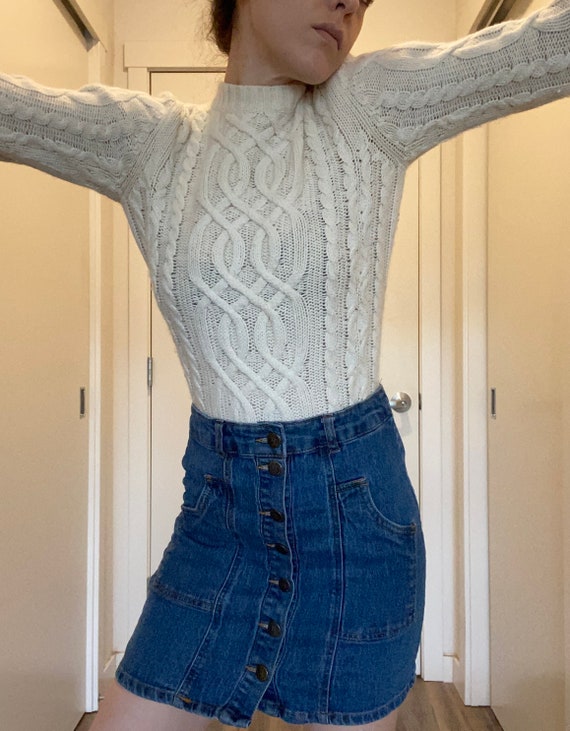 1990s Highway Jean Skirt