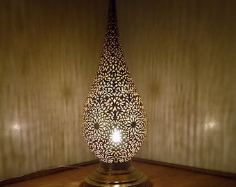 モロッコ シルバー フロア ランプ 2 個セット - ハンドメイド真鍮