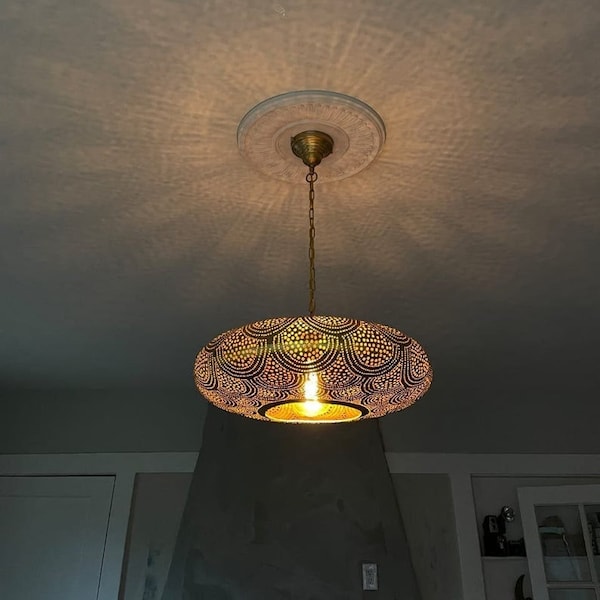 Moroccan Chandelier ceiling lamp for art lovers - Moroccan Pendant Light - New Home Decor Lighting