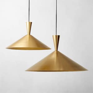 SET OF 2 Handmade Brass Pendant Light, Handmade Brass Pendant Light ,Polished solid brass shade Pendant light ,Wholesale