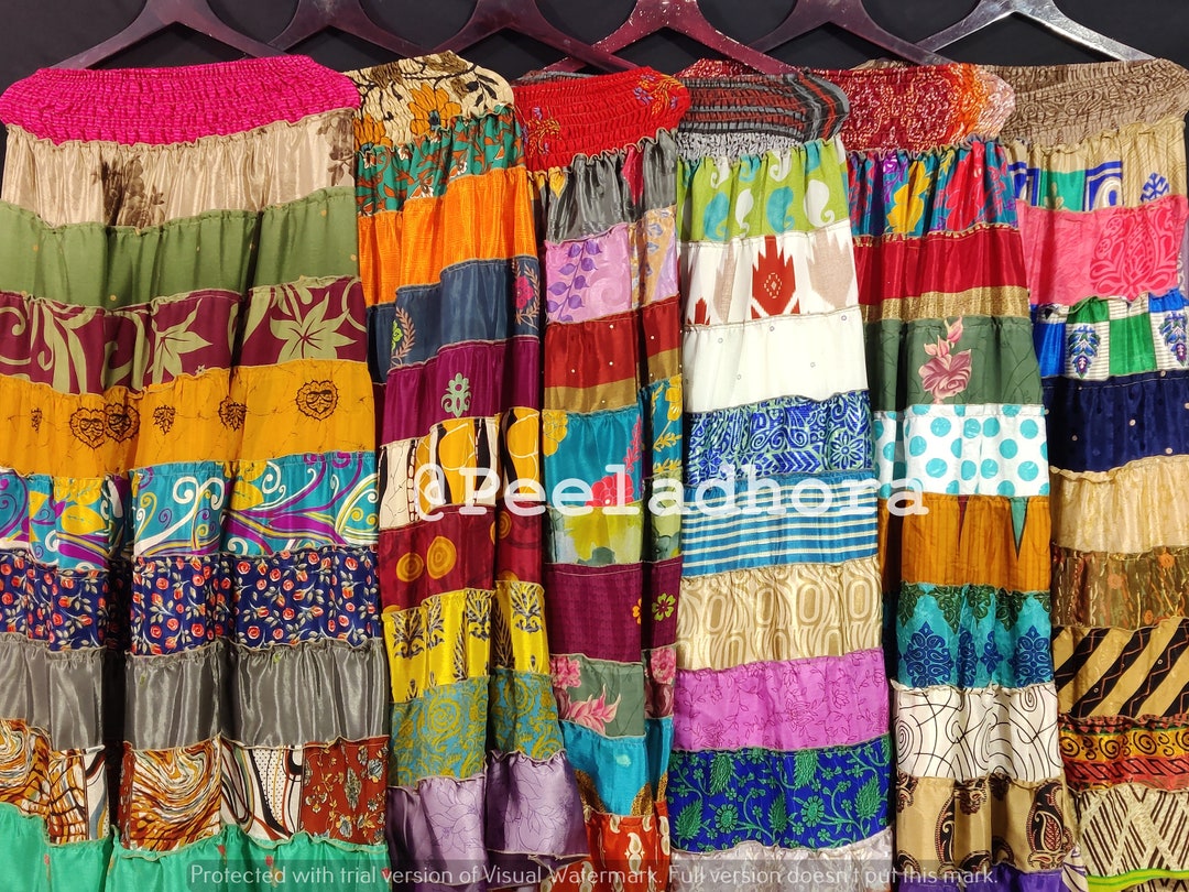 Wholesale Skirt Boho Patchwork Skirtmaxi Dresspatchwork - Etsy