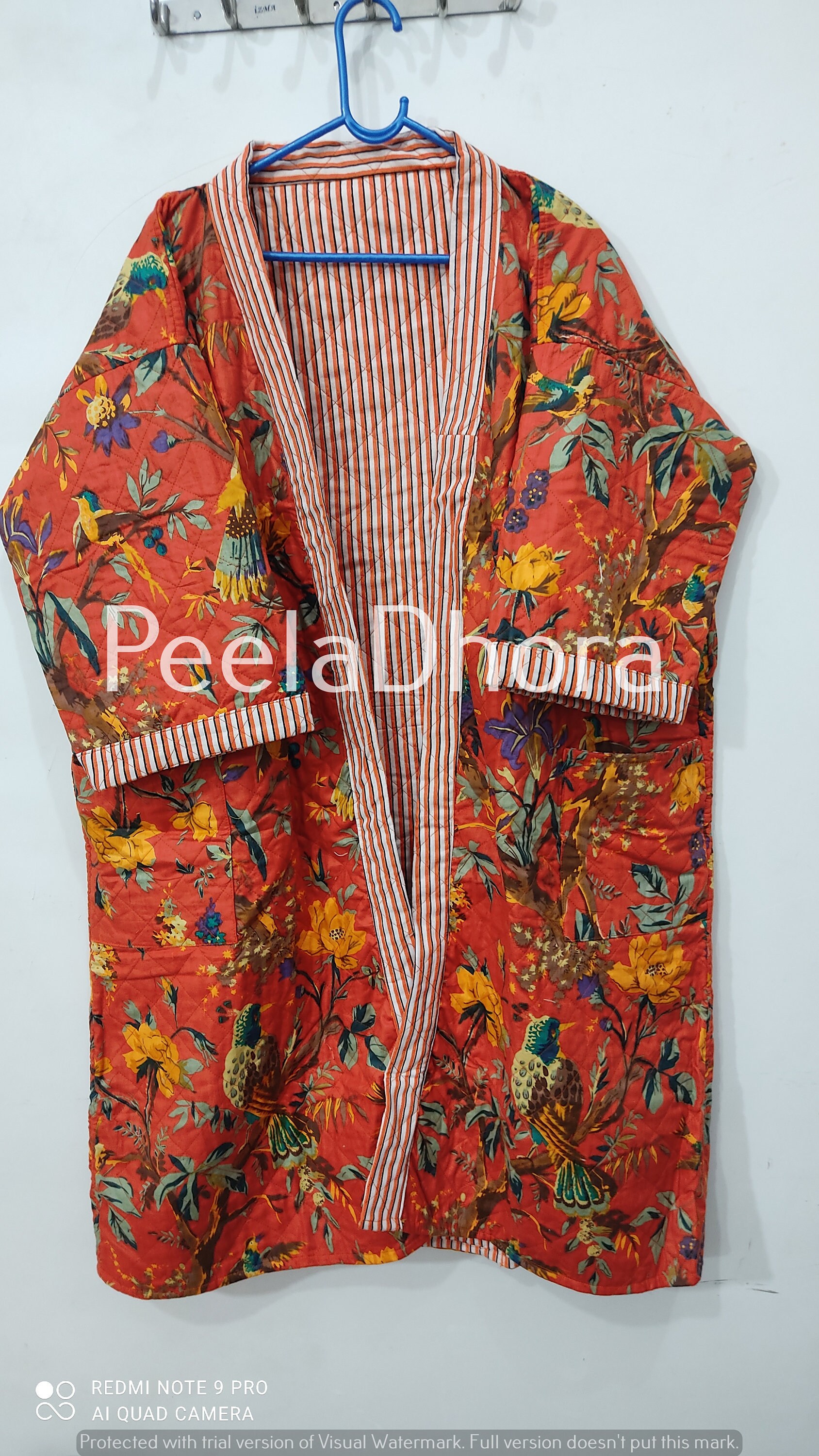 Indian Quilted Jacket Cotton Cote Handmade Winter Wear Etsy