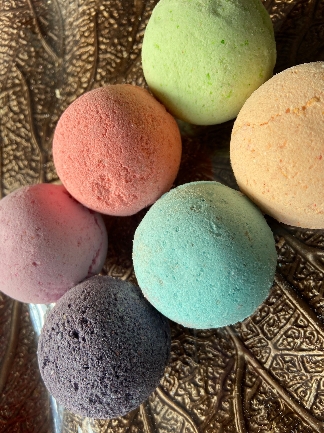 2 Medium Fizzy Bath Bombs handmade Etsy