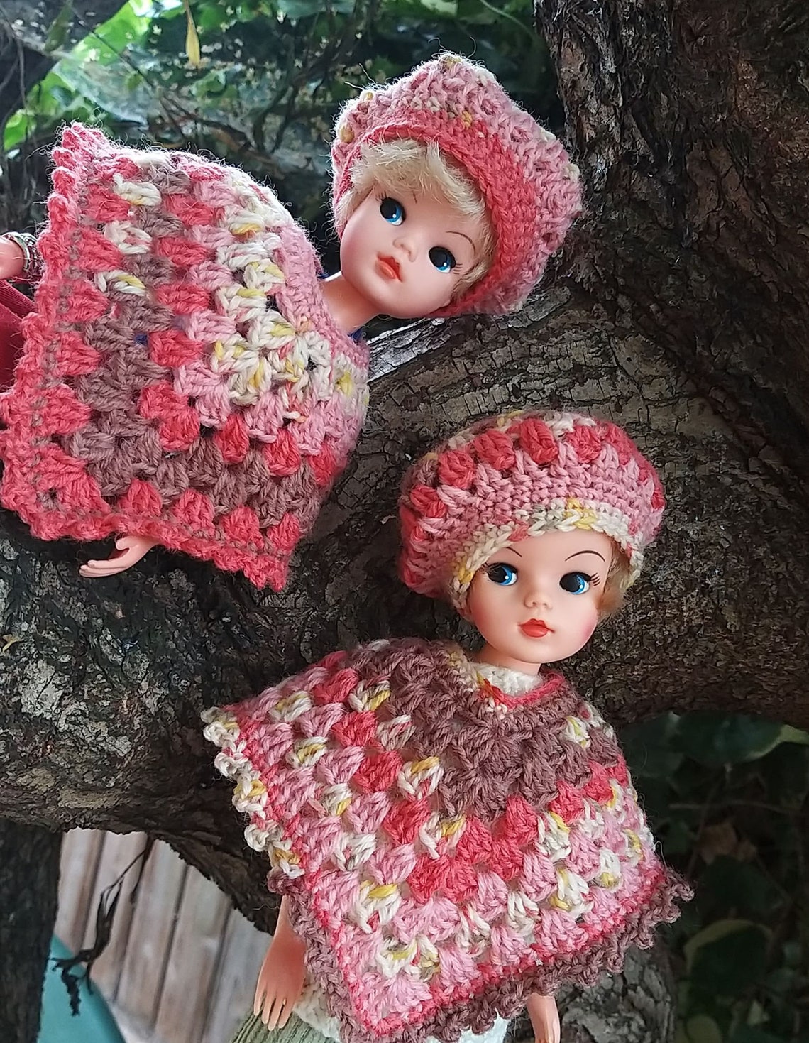 Crochet pattern for Sindy doll poncho and hat Etsy