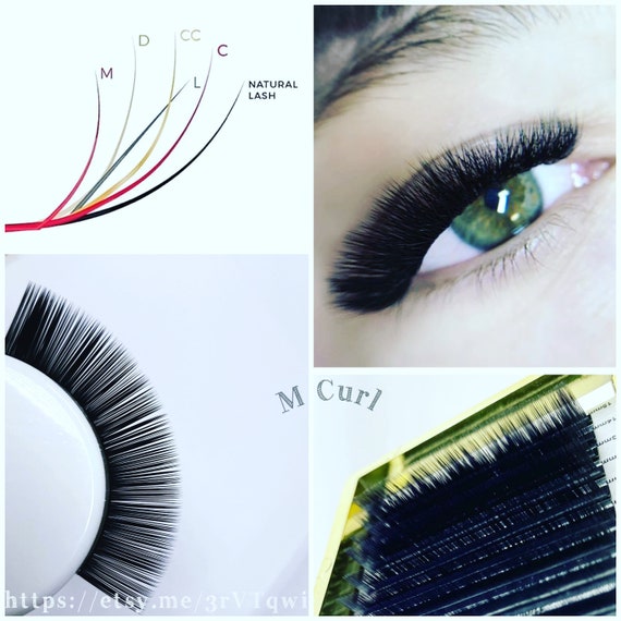 Curly eyelash extensions deals
