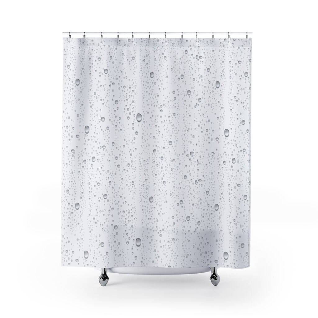 Steamy Shower Curtain Spa Unisex Alternative Abstract Natural Etsy España