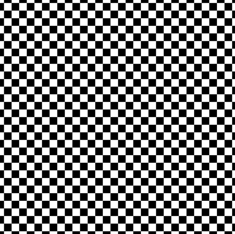 Black White Checker Seamless Pattern - Etsy