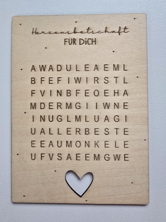 Pregnancy Announcement Puzzle Made of Wood | Baby Surprise | Gift for Grandma & Grandpa | Puzzle Card | "You're going to be..." | 10 x 14 cm Gift Idea
