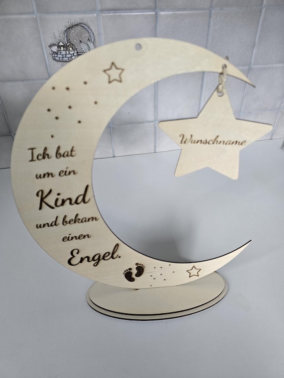 Star Child Remembrance – Personalizable keepsake of a small miracle, mourning, star child sign