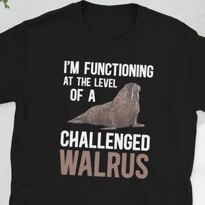 Camiseta unisex para amantes de las morsas, niñas y niños.