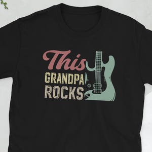 Proud Guitar Grandpa Guitar Player Grandpa Gifts Unisex T-Shirt