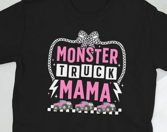 Lustig Monstertruck Mama Monstertruck Mama Geschenke Unisex T-Shirt