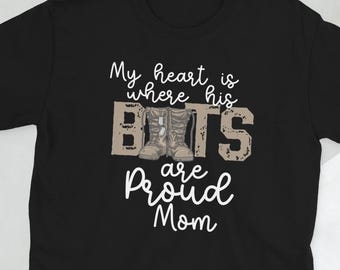 Military Mom Of A Soldier Mom Military Mama Gifts Unisex T-Shirt