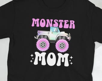 Stolzer Monstertruck Mama Monstertruck Mama Geschenke Unisex T-Shirt