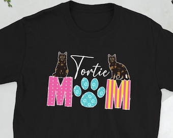 Trotse Tortie Cat moeder Tortoiseshell Cat eigenaar geschenken Unisex T-shirt