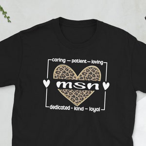 Master of Science Nursing Graduation MSN Infirmière Unisexe T-shirt