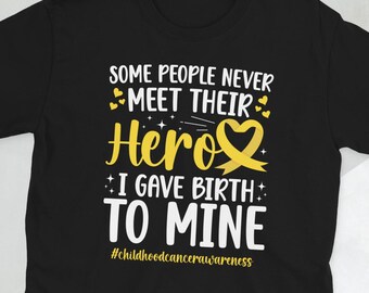 Childhood Cancer Mom Shirt Mom Of A Childhood Cancer Warrior Mother Gift Childhood Cancer Survivor Mom Unisex T-Shirt