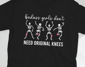 Knee Surgery Recovery Shirt Knee Replacement Recovery Gifts Knee Surgery Survivor Gift Unisex T-Shirt