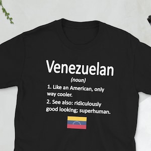 Proud Venezuelan Roots Venezuela Flag Venezuelan Unisex T-Shirt