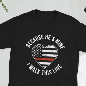 Proud Wife Of A Firefighter Fireman Wife Gifts Unisex T-Shirt