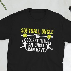 Lustiger Softball Onkel Softball Spieler Onkel Geschenke Unisex T-Shirt