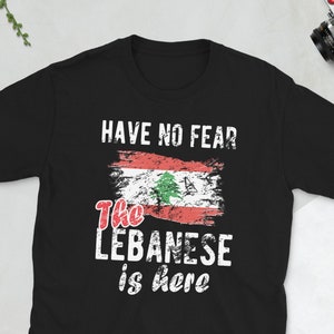Lebanese Heritage Lebanon Roots Lebanese Flag Unisex T-Shirt