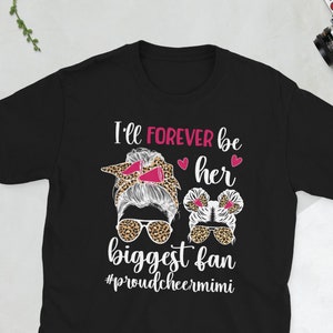 Funny Cheer Mimi Grandma Of A Cheerleader Mimi Unisex T-Shirt