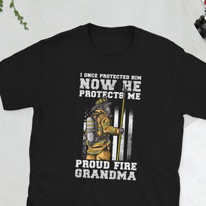 Fire Grandma Firefighter Grandma Of A Fireman Gift Unisex T-Shirt