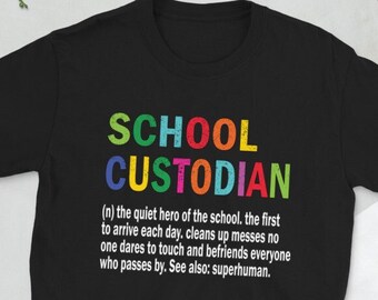 School Custodian Squad School Janitor Appreciation Unisex T-Shirt