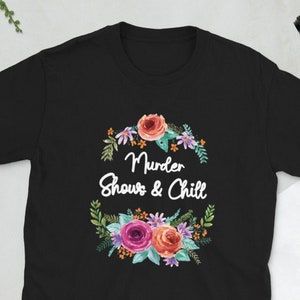 Vero crimine fan regali per le donne omicidio show amante unisex t-shirt