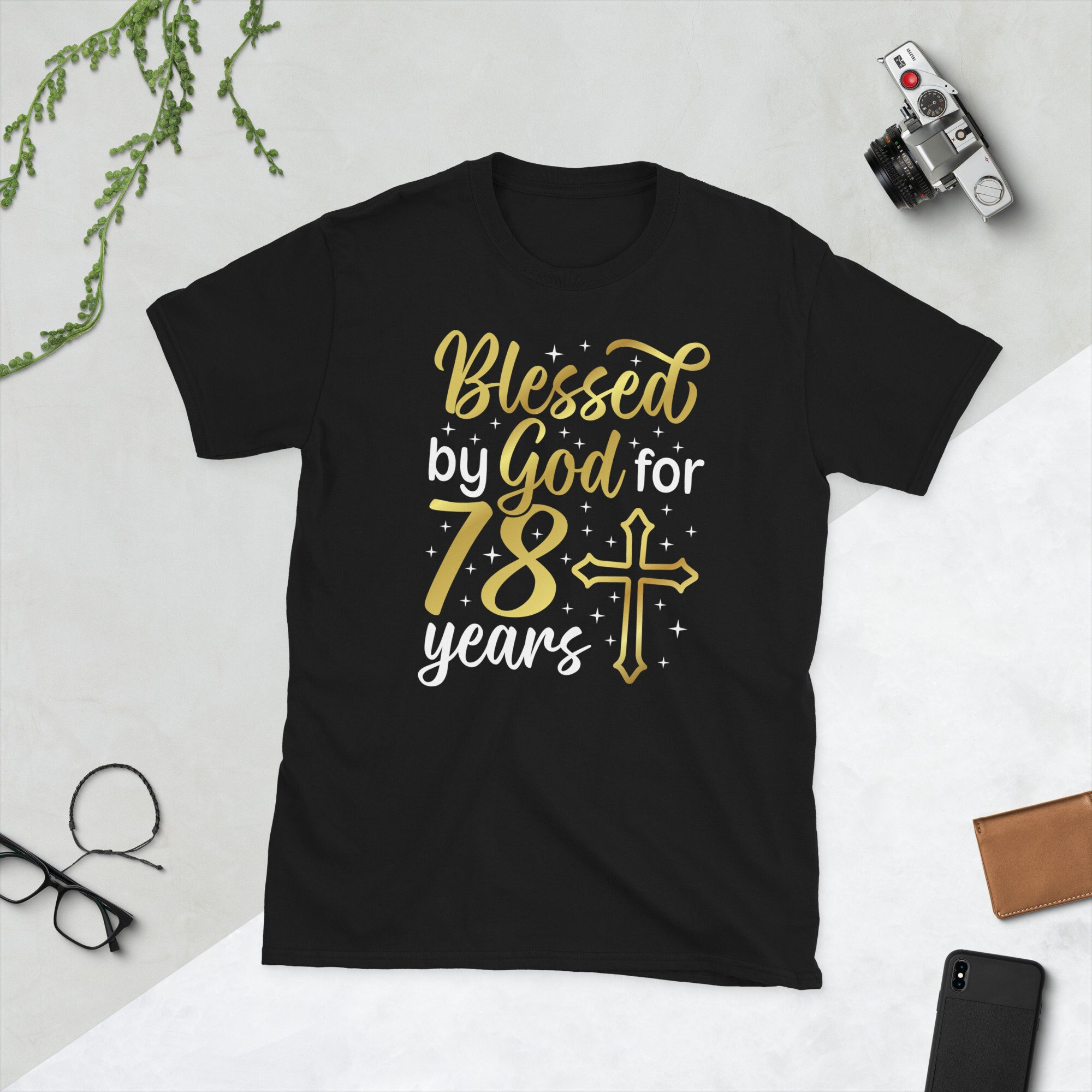 78th Birthday Shirt For Men – Vintage 1947 “Aged To Perfection” Customizable T-Shirt Gift