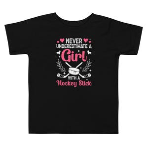 ホッケーガール アイスホッケー選手 アイスホッケー レディース 幼児用 Tシャツ