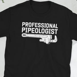 Camiseta unisex de instalador de tuberías, instalador de vapor, regalos para instaladores de tuberías orgullosos