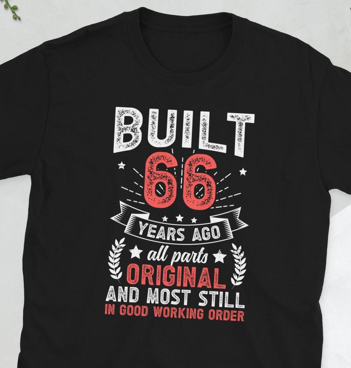 Happy 66th Birthday It's My 66th Bday 66 Year Old Unisex T-shirt