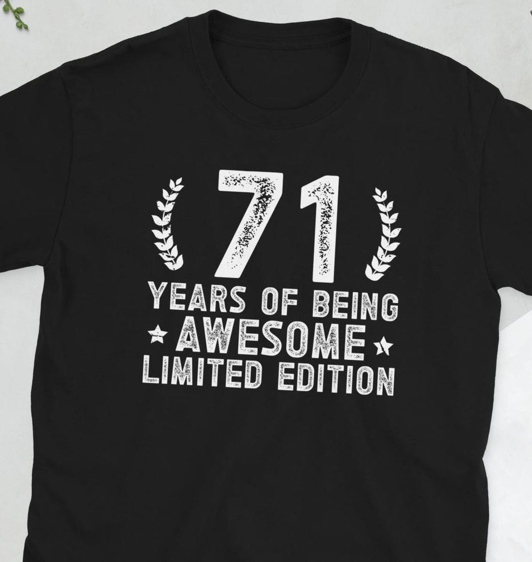 Happy 71st Birthday 71 Year Old It's My 71st Bday Unisex T-shirt - Etsy