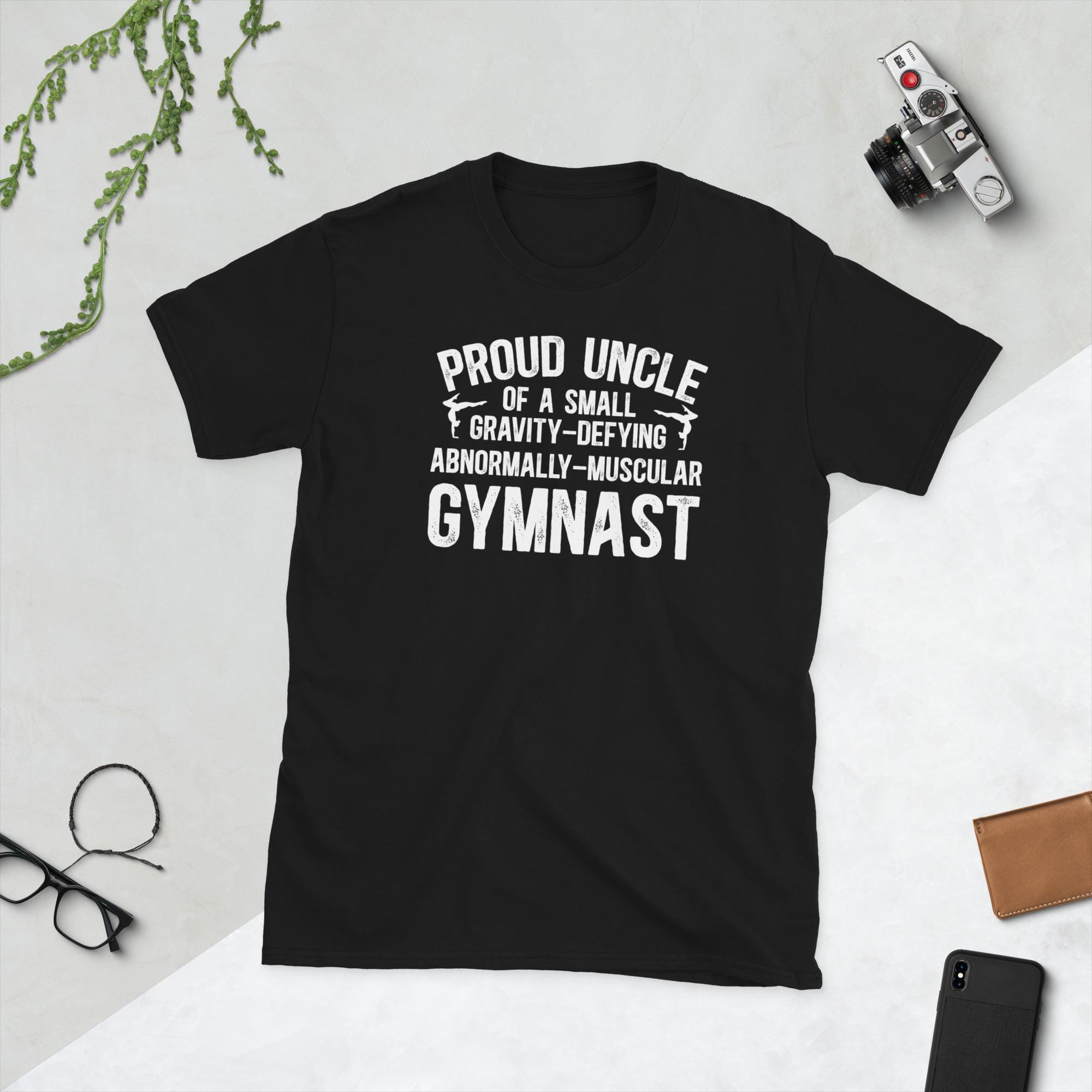 Funny Gymnastics Uncle of A Gymnast Uncle Gifts Unisex T-shirt