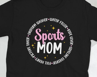 Best Sports Mom Sports Mama Sports Mother Gifts Unisex T-Shirt